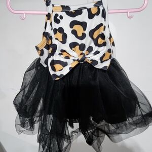 Infant leopard dress